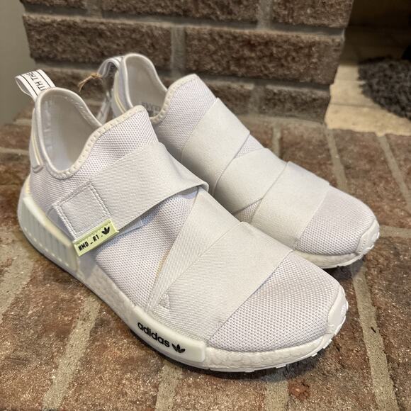 Adidas NMD_R1 W Strap Size 7.5 Women White - Picture 1 of 16